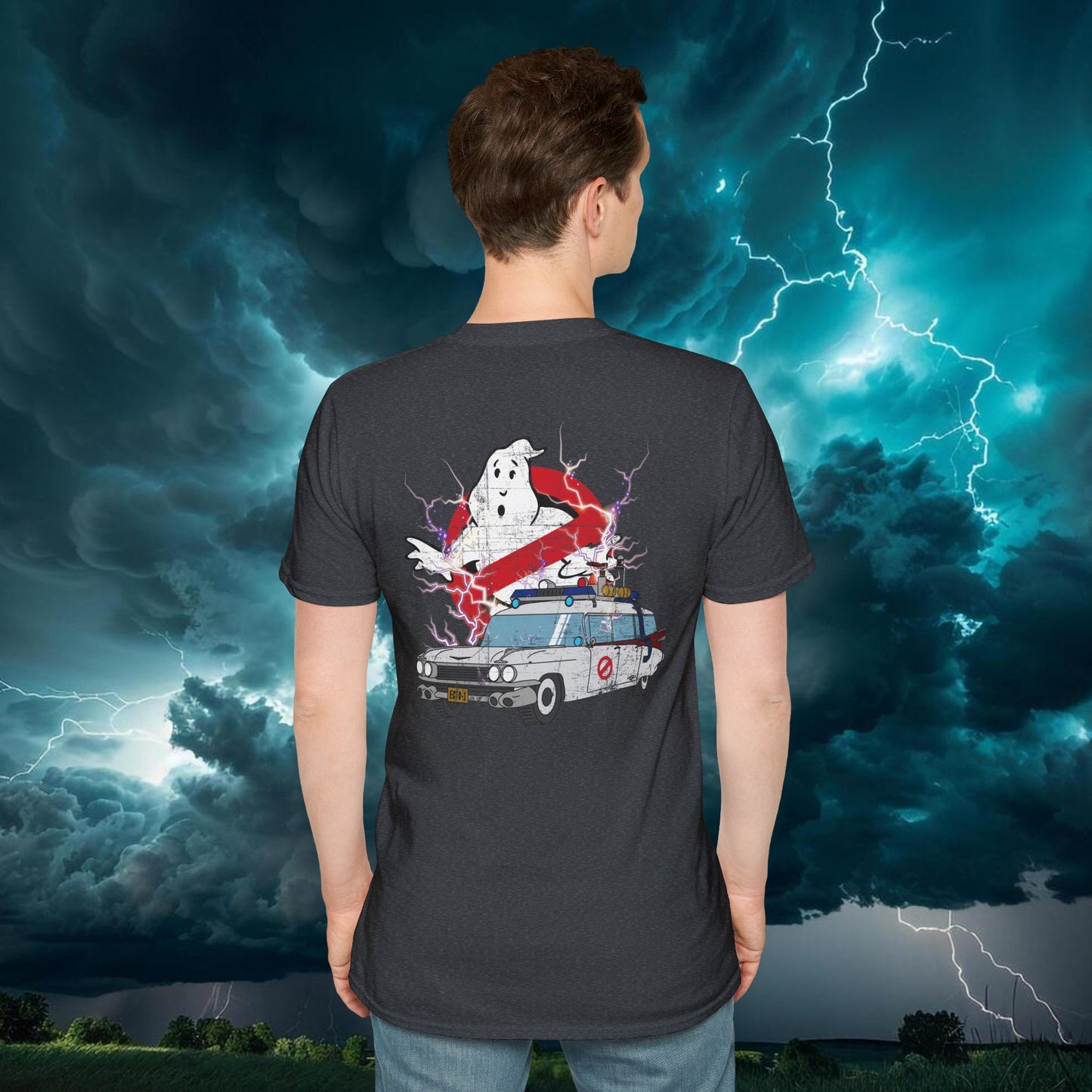 Ghostbusters Who You Gonna Call Unisex Softstyle T-Shirt, Ghostbusters Tee, Movie Fan Shirt, Retro Film Tee, Halloween Costume Shirt, 80s