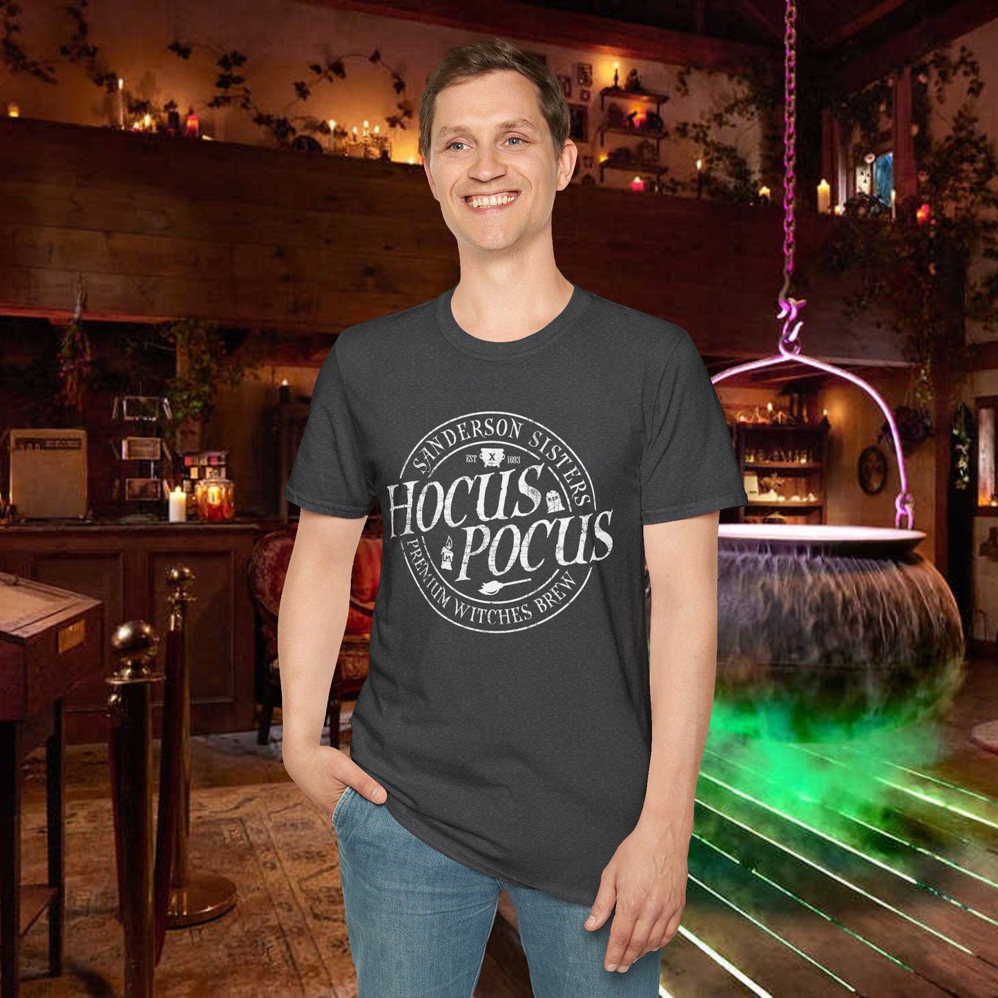 Hocus Pocus Premium Witches Brew | Unisex Softstyle T-Shirt