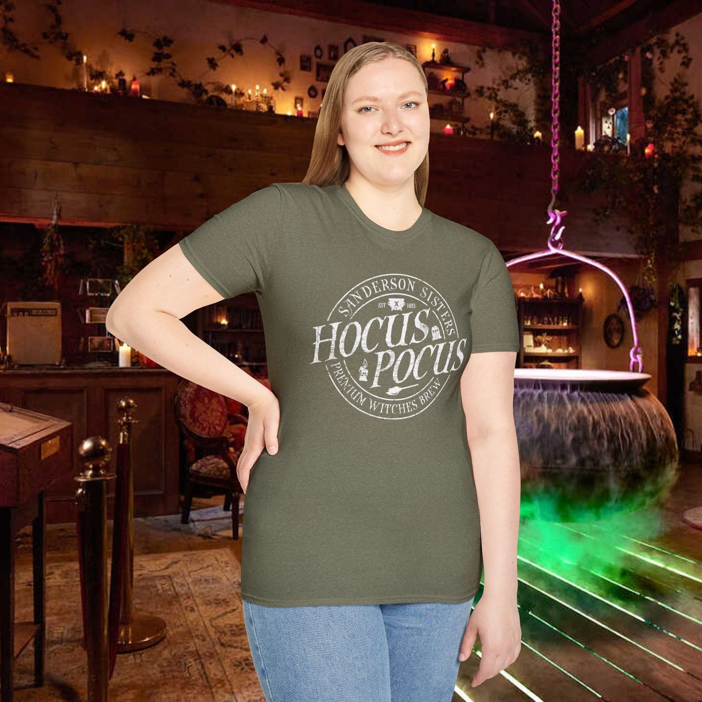 Hocus Pocus Premium Witches Brew | Unisex Softstyle T-Shirt