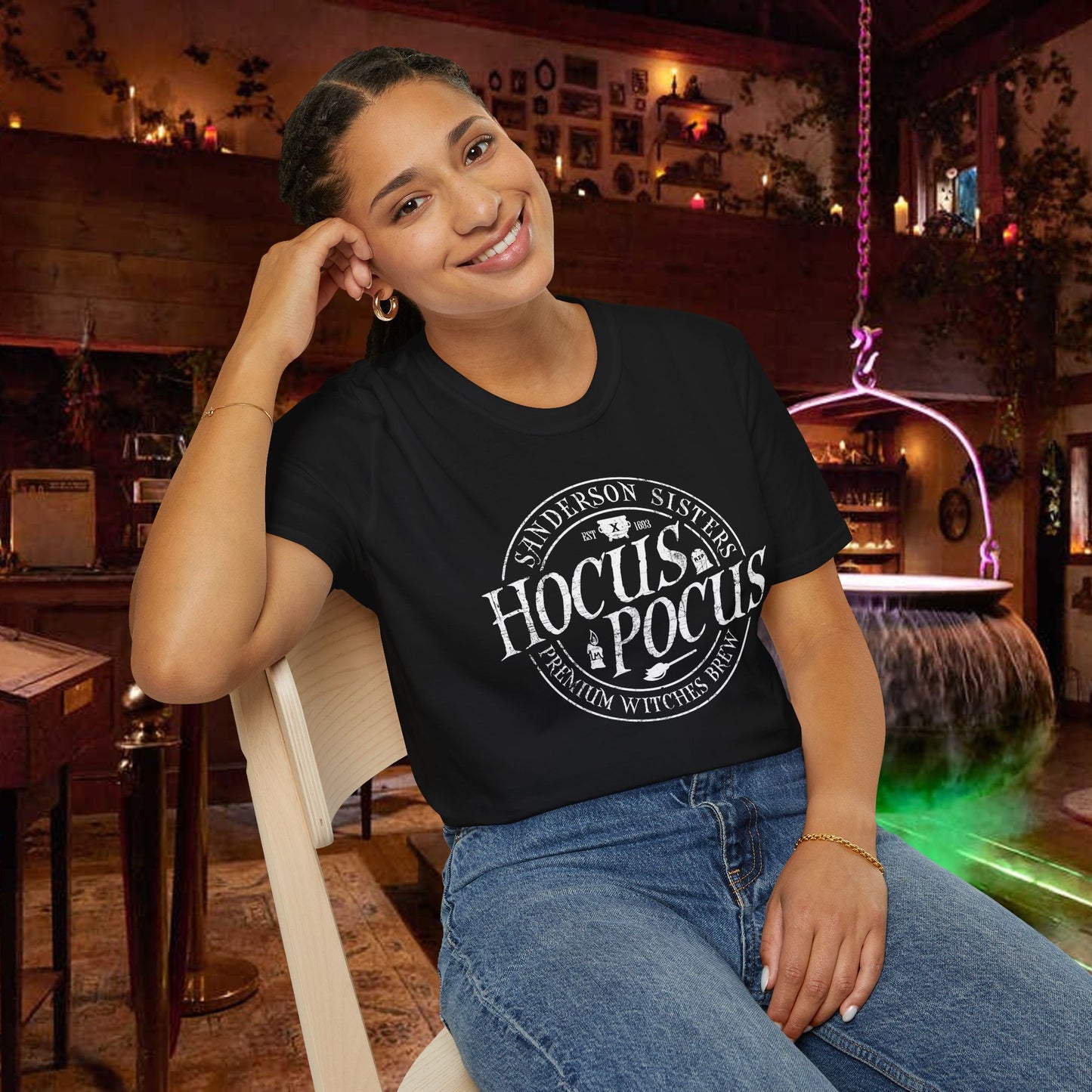 Hocus Pocus Premium Witches Brew | Unisex Softstyle T-Shirt