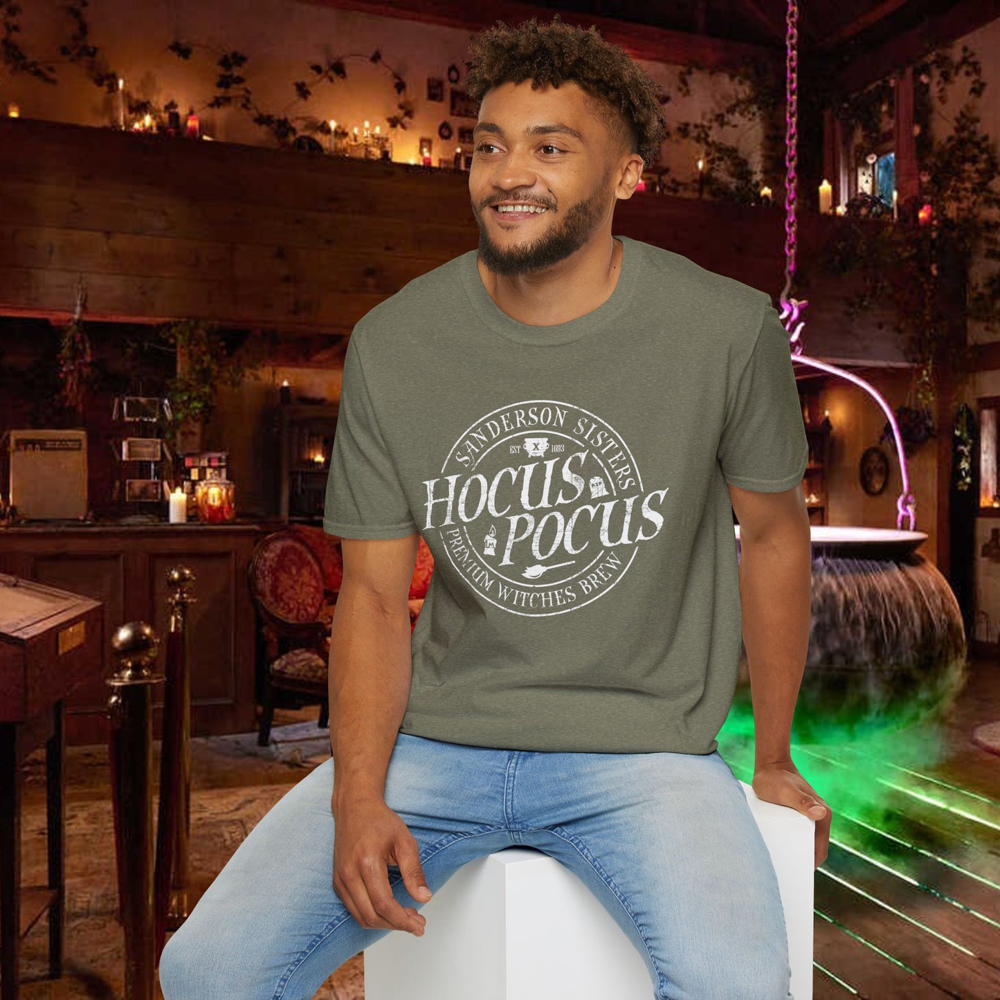 Hocus Pocus Premium Witches Brew | Unisex Softstyle T-Shirt