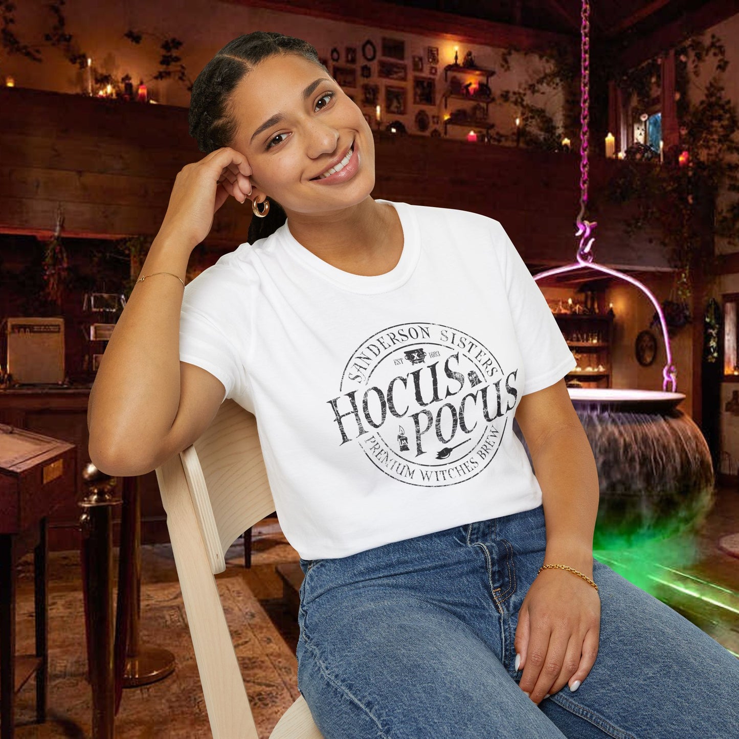 Hocus Pocus Premium Witches Brew | Unisex Softstyle T-Shirt