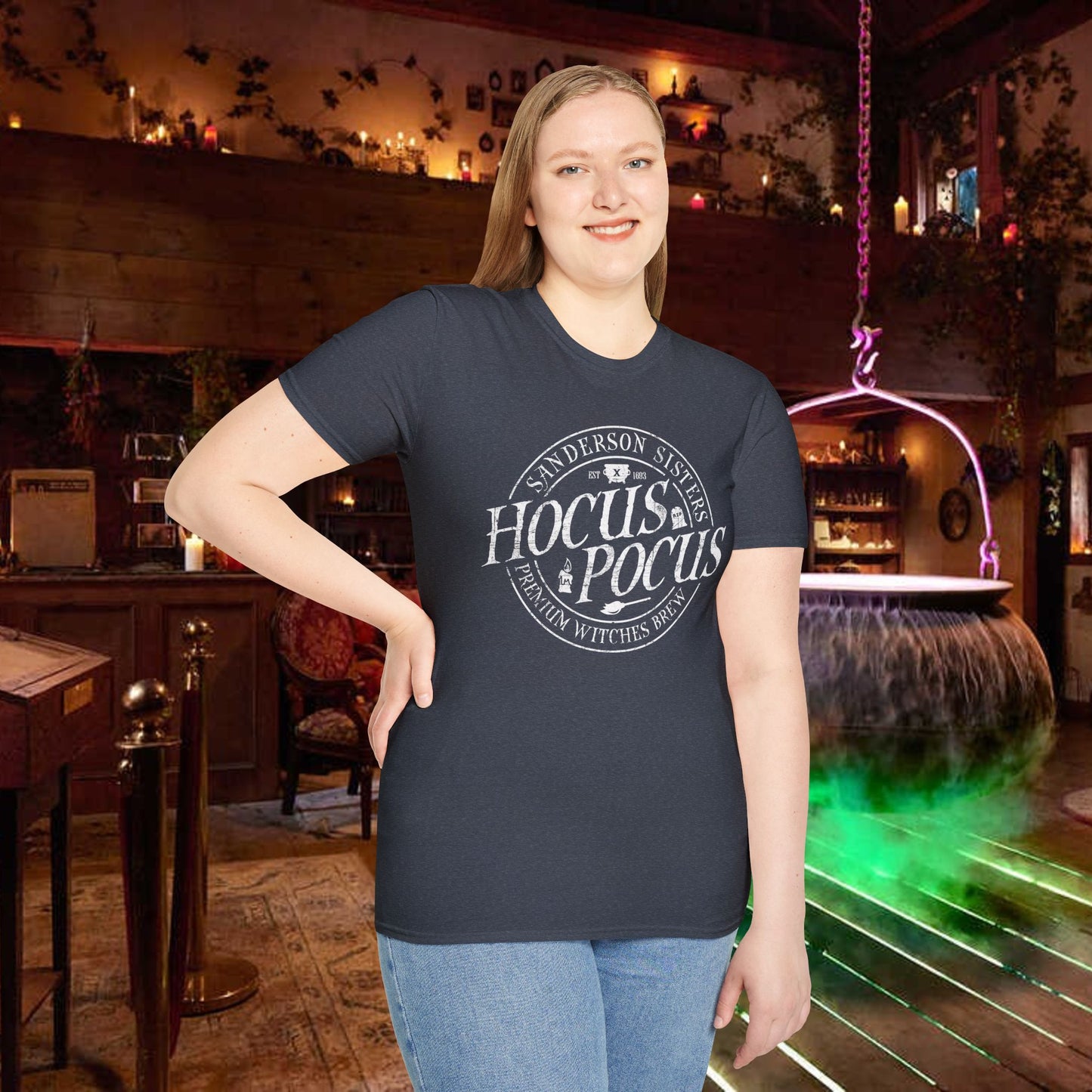 Hocus Pocus Premium Witches Brew | Unisex Softstyle T-Shirt