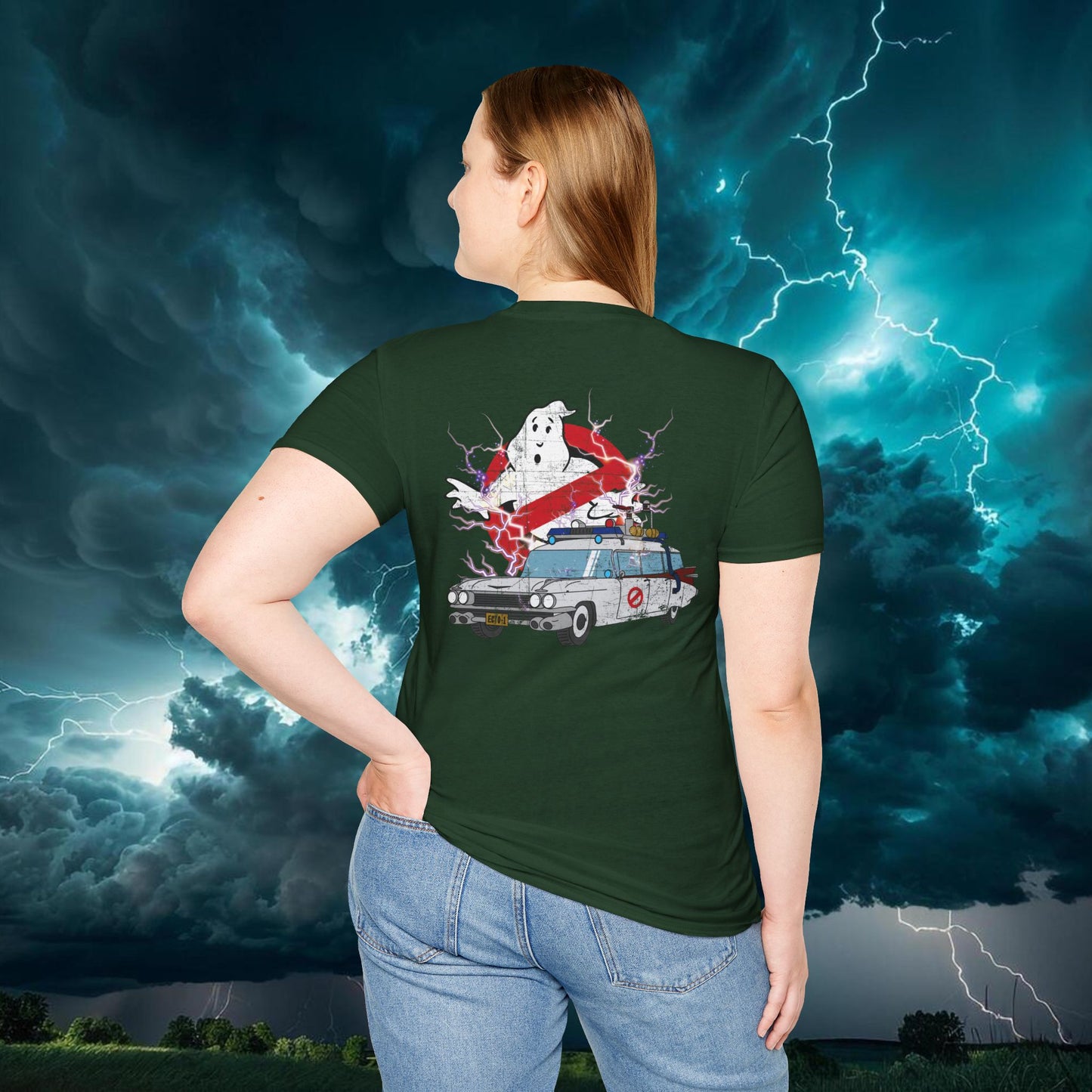 Ghostbusters Who You Gonna Call Unisex Softstyle T-Shirt, Ghostbusters Tee, Movie Fan Shirt, Retro Film Tee, Halloween Costume Shirt, 80s