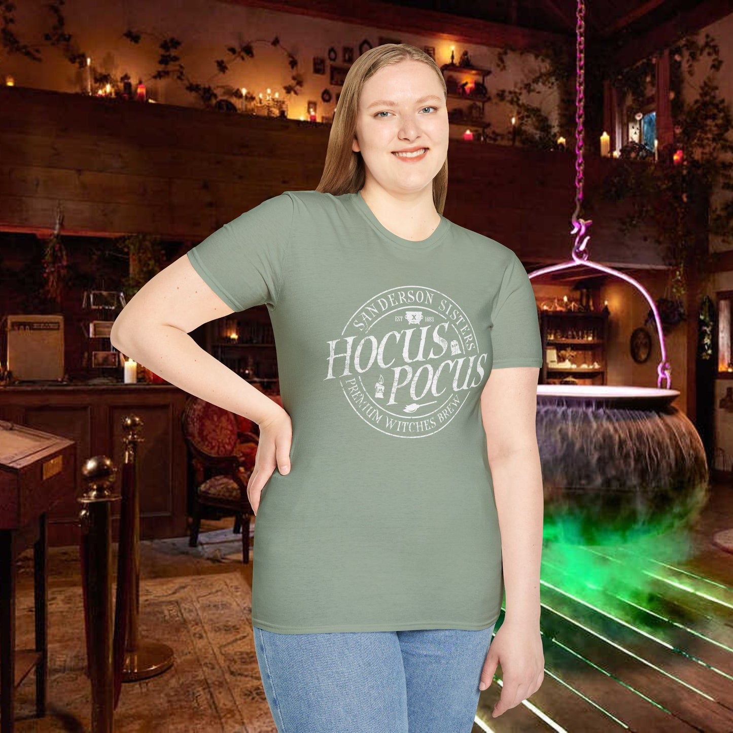 Hocus Pocus Premium Witches Brew | Unisex Softstyle T-Shirt