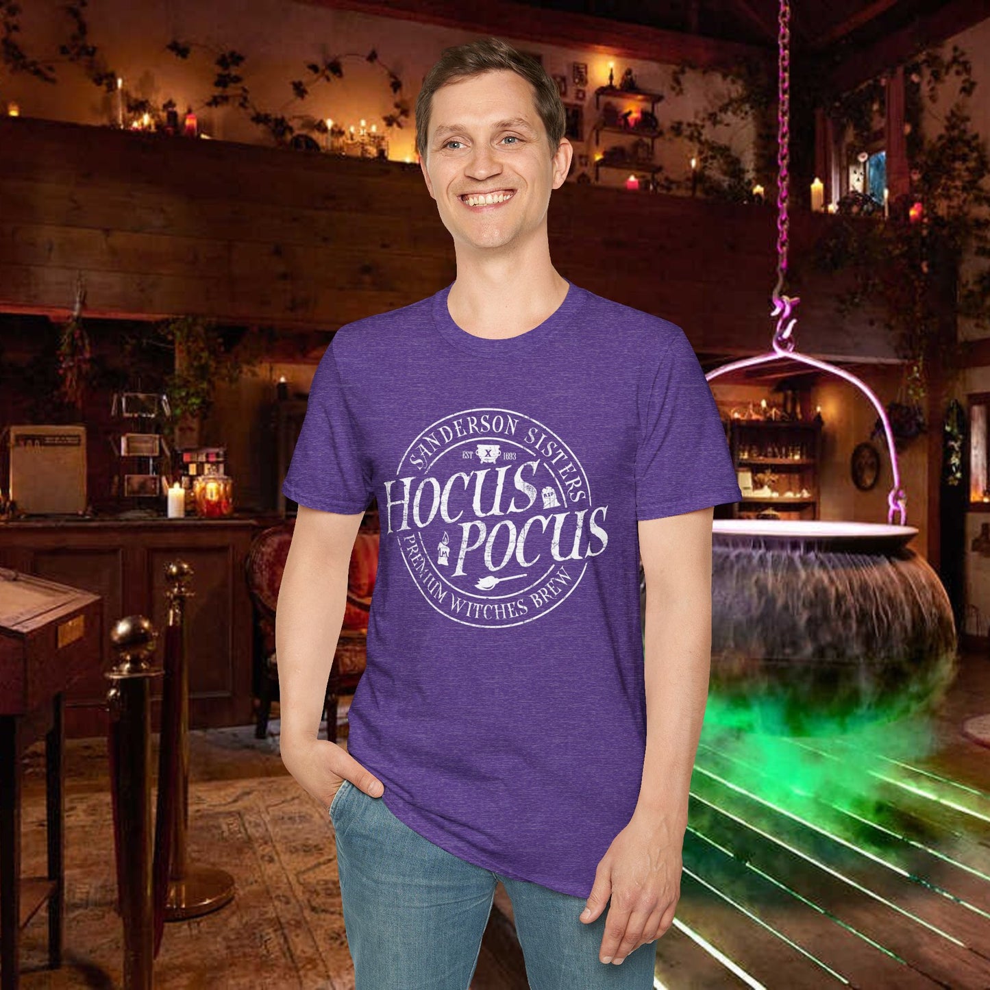 Hocus Pocus Premium Witches Brew | Unisex Softstyle T-Shirt