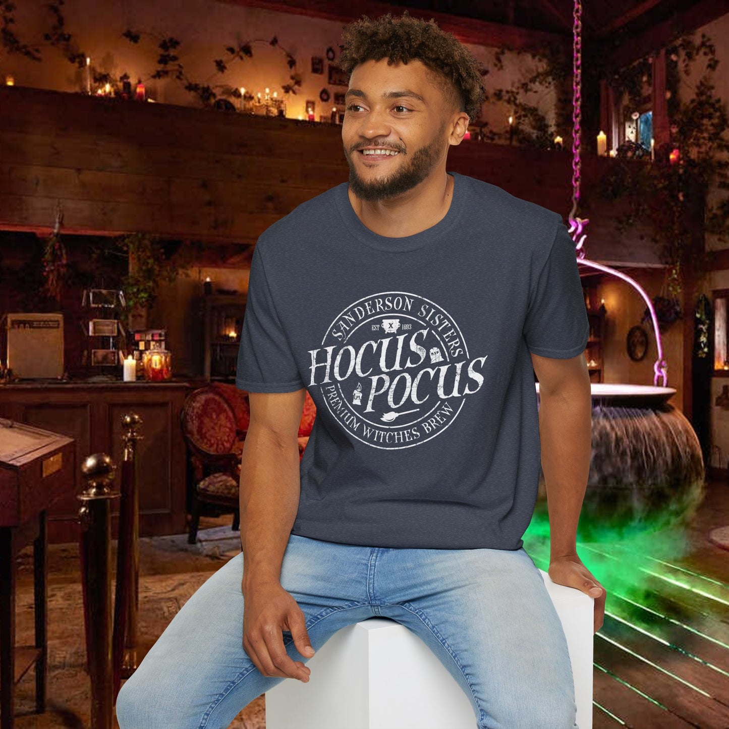 Hocus Pocus Premium Witches Brew | Unisex Softstyle T-Shirt