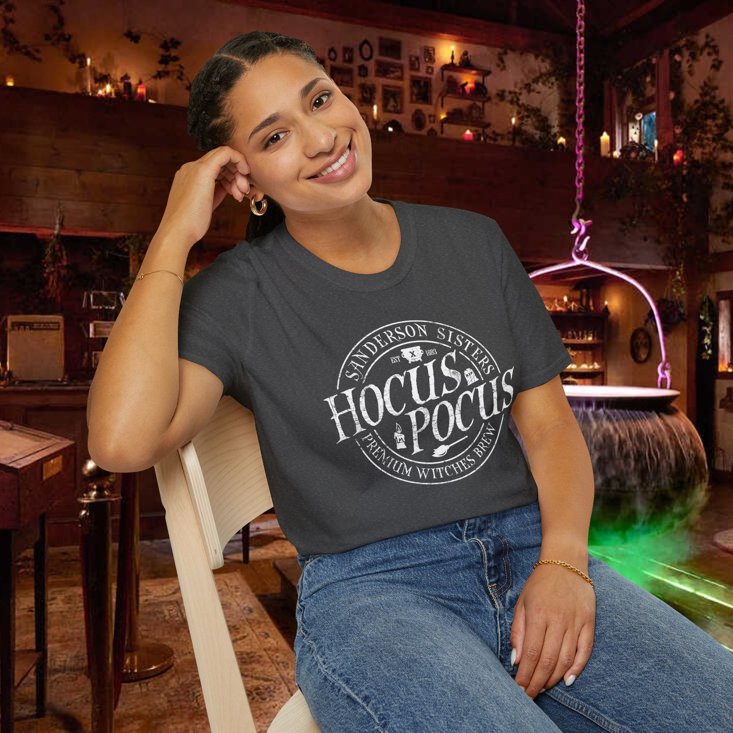 Hocus Pocus Premium Witches Brew | Unisex Softstyle T-Shirt