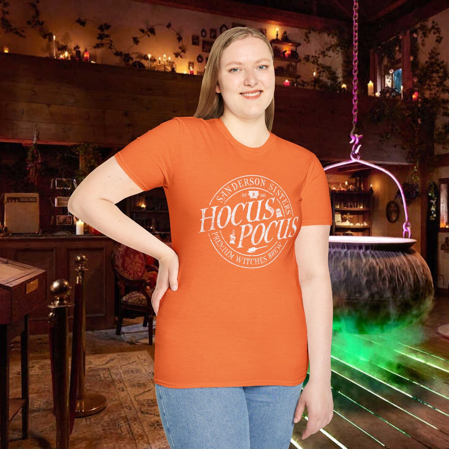 Hocus Pocus Premium Witches Brew | Unisex Softstyle T-Shirt