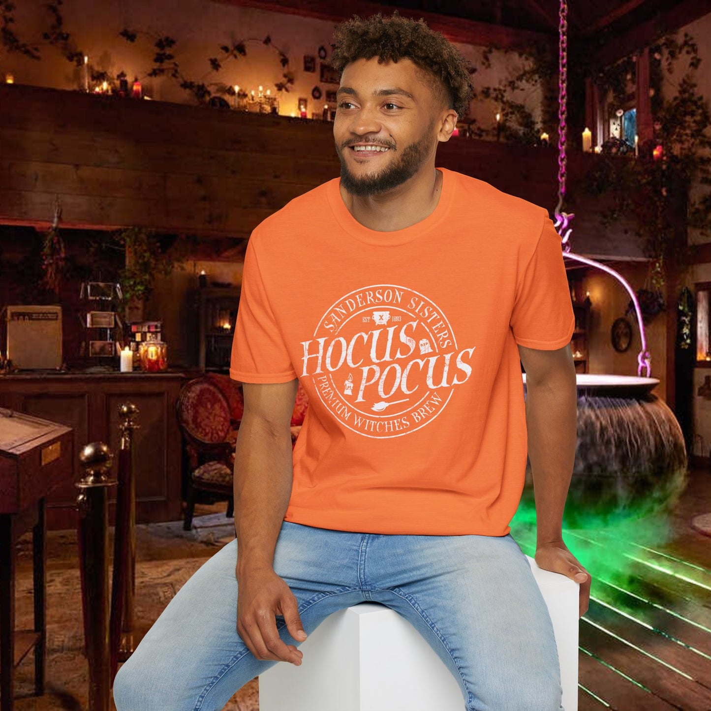 Hocus Pocus Premium Witches Brew | Unisex Softstyle T-Shirt