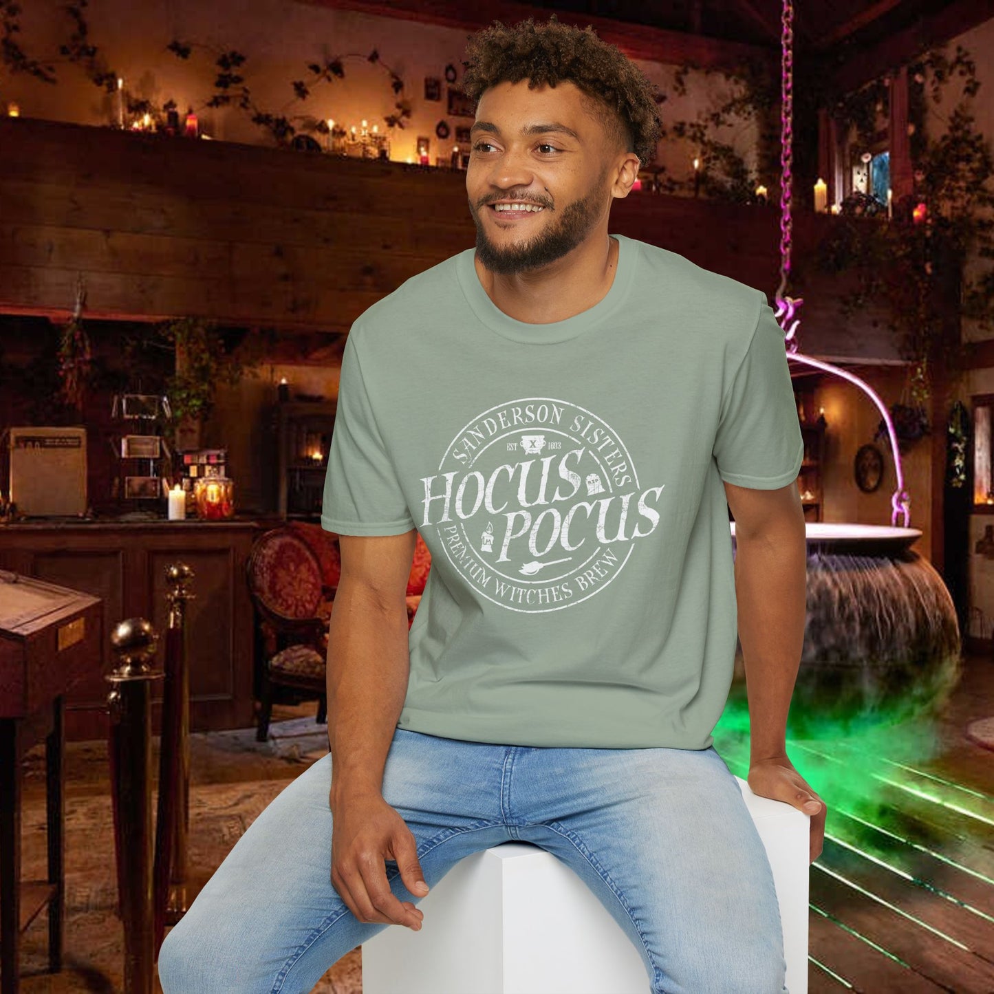 Hocus Pocus Premium Witches Brew | Unisex Softstyle T-Shirt